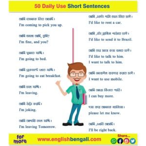 Learn Daily Use Sentence For Fluent English