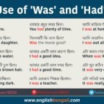 Use of was and Had