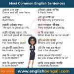 Important English Sentences for daily use