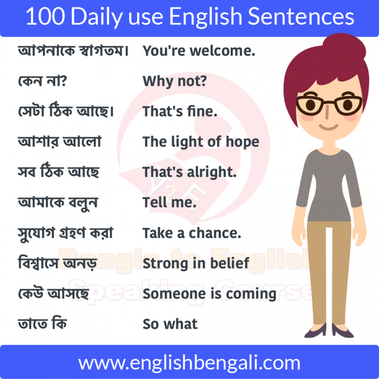 100 Daily use English Phrases
