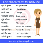 110 English Sentences for Daily use