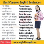 Most Common English Sentences