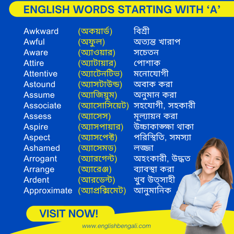 Vocabulary-Words-starting-with-A-Bangla-to-English-Speaking-Course