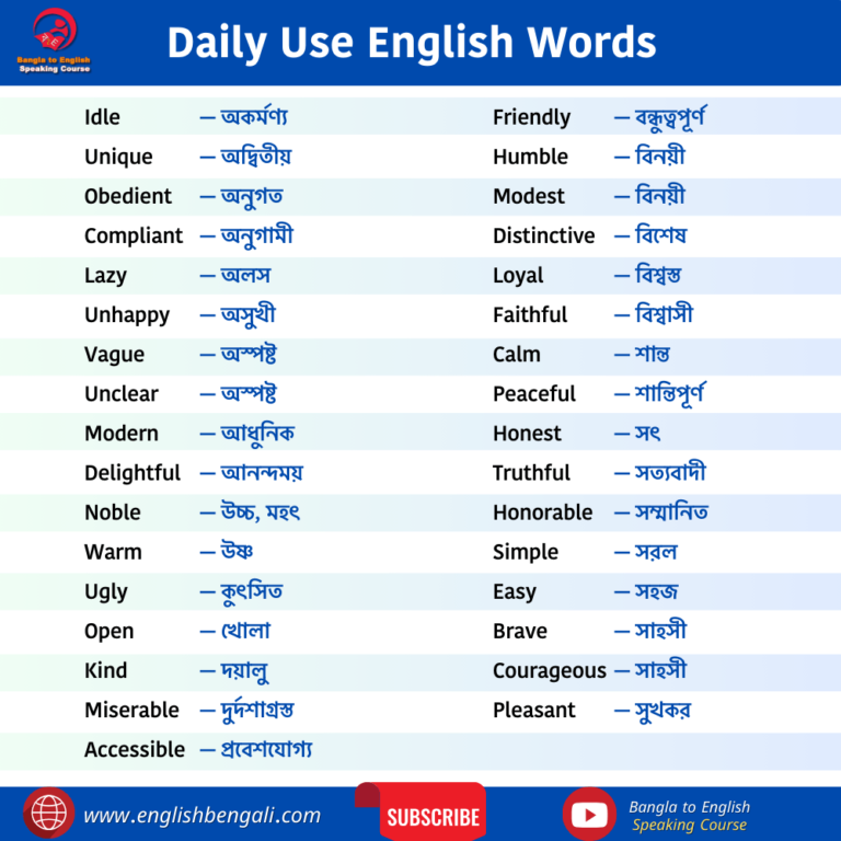 Essential-English-Words-with-Bengali-meaning