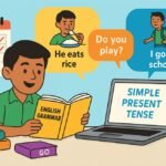 Simple Present Tense Sentence Examples Chart for Bengali Learners